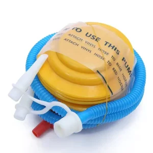 Plastic Foot Air Pump for Balls and Balloons Inflating Small Portable Round Mini Model Outdoor Hand Tool Custom Color