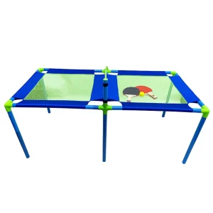 Plastic Pingpong Ball Net Set Sports Exercise Games Table Tennis with Rackets for Kids and Children