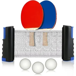 Plastic Table Tennis Net Post Portable Ping Pong Net Set Custom Logo for Amateur Professional Use