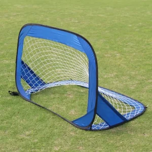 Play Mini Kids Foldable Pop Up Folding Indoor Outdoor Goals Training Equipment Football Nets