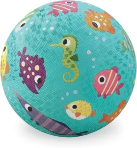 Playground Ball Durable Rubber Ball for Kids Ages 3 and up Bouncy Inflatable Ball for Kickball Indoor Games and Outdoor Sports