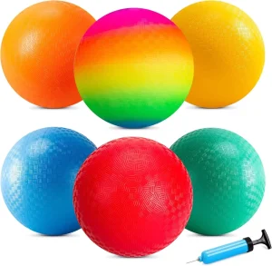 Playground Ball Kickball Dodgeballs Bouncy Kikc Balls Kids Adults Outdoor Sport School Yard Game Equipment