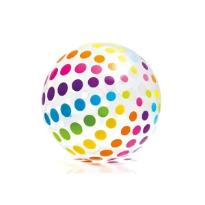 Polka Dot Ball Summer Holiday Toys Outdoor PVC Inflatable Swimming Pool Toys Beach Balls for Kids Adult
