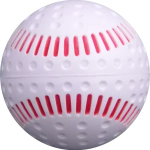 Polyurethane Dimpled Baseball/Softball Training Ball With Red Seams