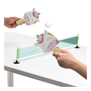 Pong Game Portable 19cm Wooden MDF Table Tennis Set 2 Players Indoor Ping Pong Unisex Box Packing for Outdoor Use
