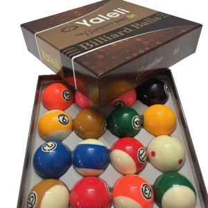 Pool Balls Set 8A Crystal Billiard Pool Balls 57MM for Nine Ball Billiard Table