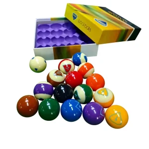 Pool Crystal 8 Ball and Cue Ball Complete Combo Set for Recreation Use