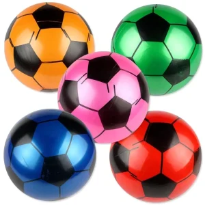 Pool Play Early Education Toys PVC Beach Inflatable Football Ball Custom LOGO Bouncy Rubber Gifts for Children Kids Baby Unisex