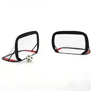 Pop Up Portable Soccer Goals Set of 2 Training Goals for Kids and Adults Quick Setup Practice Net for Backyard Park