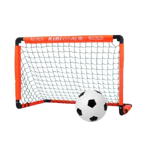 Pop up Foldable Portable Shooting Target Goal for Kids Mini Small Football Goal Post Folding PVC Soccer Goal Net Set