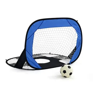 Pop up Soccer Goals Nets Soccer Training Net Mini Portable Foldable Lightweight Indoor Outdoor Football Goal with Carry Bag