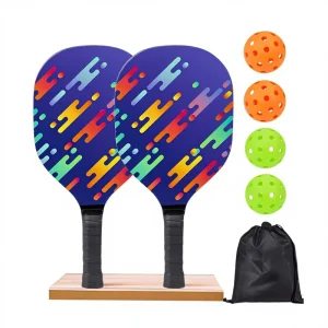 Poplar UV Printed Logo Squash Ball Racket Set with Storage Bag Packaging Cross-Border Explosions Factory
