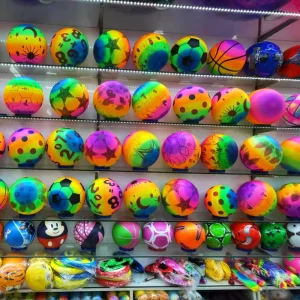 Popular Hot Selling Inflatable Game Ball Toys Colorful Glossy Soft PVC LED Inflatable Beach Balls