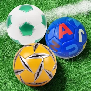 Popular PVC Mini Size 2 Inflatable Cartoon Smart Soccer Ball Football for Children