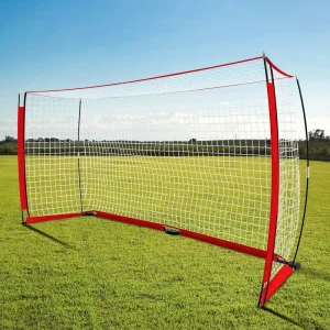 Portable 10 X 6 Feet Soccer Net Sturdy and Durable Goal with Carry Bag Training Equipment for Children and Adults