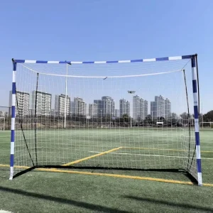 Portable 3x2m Handball Goal With Weighted Base Quick Indoor Training Carry Bag Included Court Equipment