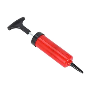 Portable 6-Inch T-Handle Iron Rod Hand-Powered Quick Inflating Ball Pump for Basketball & Football Sports Balls