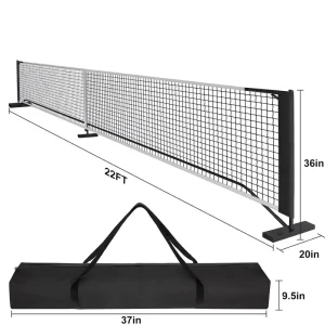 Portable 6.7m Outdoor Indoor Tennis And Pickleball Net Frame Versatile For Training And International Competitions