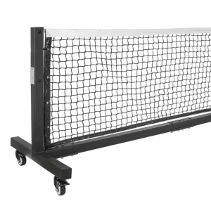 Portable Adjustable Pickleball Net USAPA Certified Full Court Aluminum Net with Wheels and Carry Bag