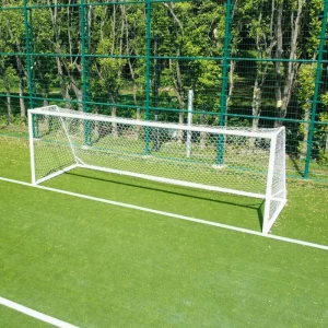 Portable Aluminium 24×8 Soccer Football Goal Post with Net Pole Adults Professional Training Indoor Outdoor Custom Logo