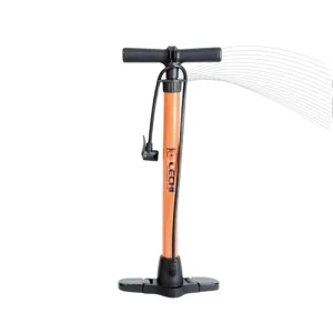 Portable Aluminum Alloy Floor Air Cycling Pump Bicycle Hand Lightweight Ball Tire Pump Bike Pump With Pressure Gauge