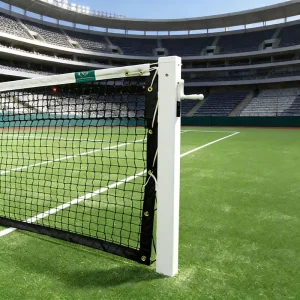 Portable Aluminum Alloy Tennis Pole Rack with Pre Installed Direct Insertion Model Tennis Court Equipment