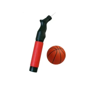 Portable Ball Pump for Basketball & Inflatable Sports Equipment Power Required All Seasons Use with Needle Hand Pump