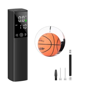 Portable Battery Powered Smart Electric Ball Pump with LED Light for Sport Balls