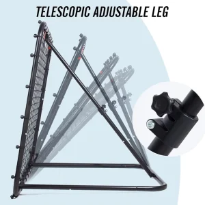 Portable Black Soccer Rebounder Equipment Removable Football Goal for Mobile Training Portable Football Goal