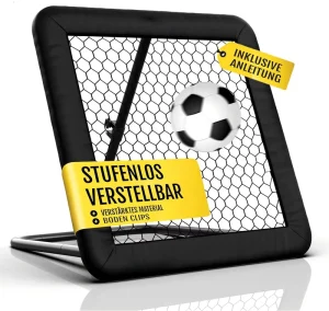 Portable Black Soccer Rebounder Equipment Removable Football Goal for Mobile Training Portable Football Goal