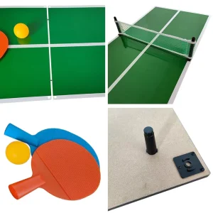 Portable Compact Ping Pong Table for Kids Adults and Small Space Entertainment