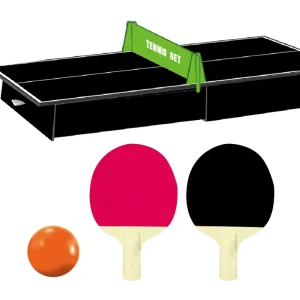 Portable Desktop Ping Pong Set Indoor & Outdoor Casual Interactive Table Tennis Toy for Kids