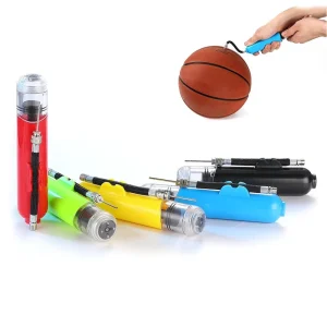 Portable Dual Action 16 cm Mini Ball Pump for Sports Basketball Football Soccer Yoga Plastic Hand Air Inflator Accessory