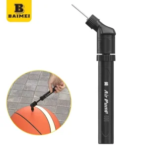 Portable Dual Action Ball Pump ABS PP Material Model SX15 for Football Basketball Volleyball Sports