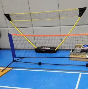 Portable Durable PE Pickleball Net Set Combo Training Net with Cutting Service for Indoor Outdoor Court Practice Backyard Use