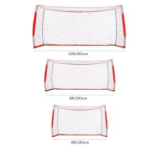 Portable Foldable Football Net Goal Indoor Outdoor Soccer Training Equipment Backyard Field Practice for Professional Court Use