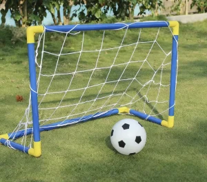 Portable Foldable Mini Soccer Goal Net Set Mini Football Gate for Kids Outdoor Training and Backyard Play