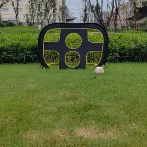 Portable Foldable Soccer Goal Frame Mobile Training Equipment for Outdoor Kindergarten and Children’s Sports Court