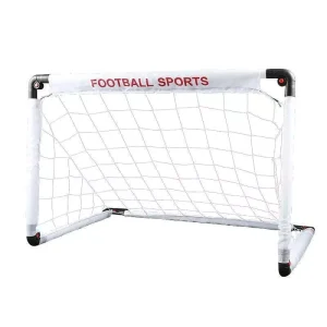 Portable Foldable Soccer Goal Steel Frame Fiberglass Poles Durable Net for Children Outdoor Training Football Toy