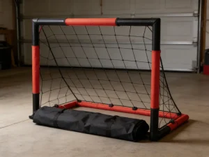Portable Foldable Soccer Goal with Practice Net