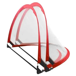 Portable Foldable Soccer Goal with Soccer Ball Nets Training Equipment for Kids 120x80x120cm Pop Up Design