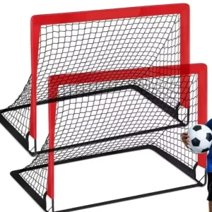 Portable Foldable Soccer Training Net Model 8003 for Children and Toddler Indoor Outdoor Use with Nylon Fiberglass Frame