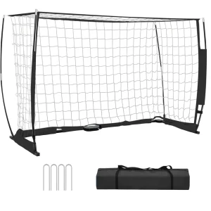 Portable Foldable Steel Soccer Goal Kids Training Target for Football Court Equipment