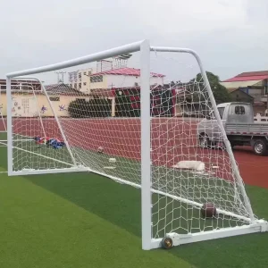Portable Goals Steel or Aluminum Material Soccer Goal with Wheels Footballs Sports Court Soccer Equipment