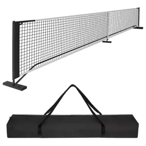 Portable Heavy Duty Pickleball Net Set Wheels Professional Outdoor Regulation Court Net System Training Premium 22FT