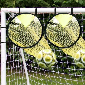 Portable Indoor Outdoor Football Training Equipment with Shooting Target Net for Children and Adults