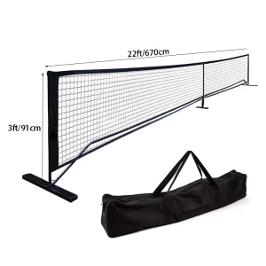 Portable Indoor Outdoor Iron Tennis Net Sports Training Equipment for Pickleball Other Court Sports