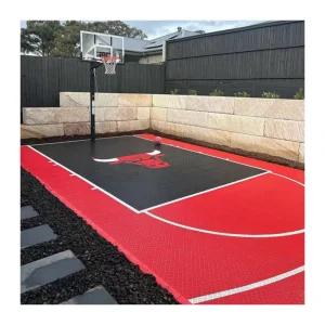 Portable Interlocking Fiba 3×3 Basketball Court Flooring Tennis Court Interlocking System Plastic Outdoor Sports Flooring