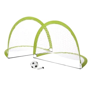 Portable Kids Pop up Folded Football Net Goal for Outdoor Training Soccer Net Door Mesh Soccer Goal
