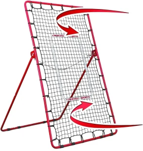Portable Lacrosse Rebounder Pitching Training Baseball Rebound Goal Net Softball Goal Net Volleyball Training Rebounder